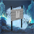 Notice Board Sign - Fantasy Wooden Signpost STL, DnD & Wargaming Terrain