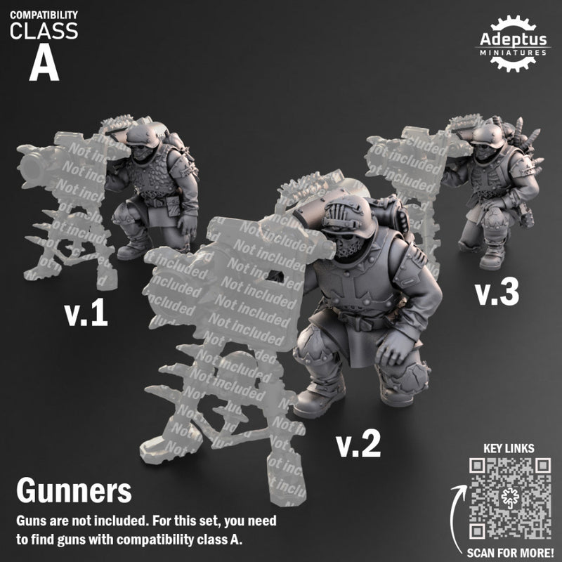 Heavy Weapons Team. Varrox regiment. Renegades and Heretics. Compatibility class A. - Only-Games