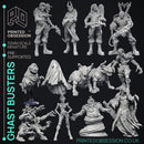 Ghast Busters - 16 Models -  PRESUPPORTED - Illustrated and Stats - 32mm scale