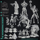 The Wondering Desert - Lovecraftian Horror - 17 Models -  PRESUPPORTED - Illustrated and Stats - 32mm scale