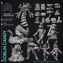 Goblin Candy Makers - 20+ Models -  PRESUPPORTED - Illustrated and Stats - 32mm scale
