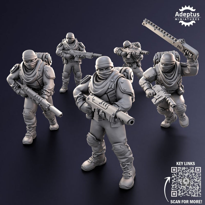 Squad. Sandshroud battalion. Imperial Guard - Only-Games