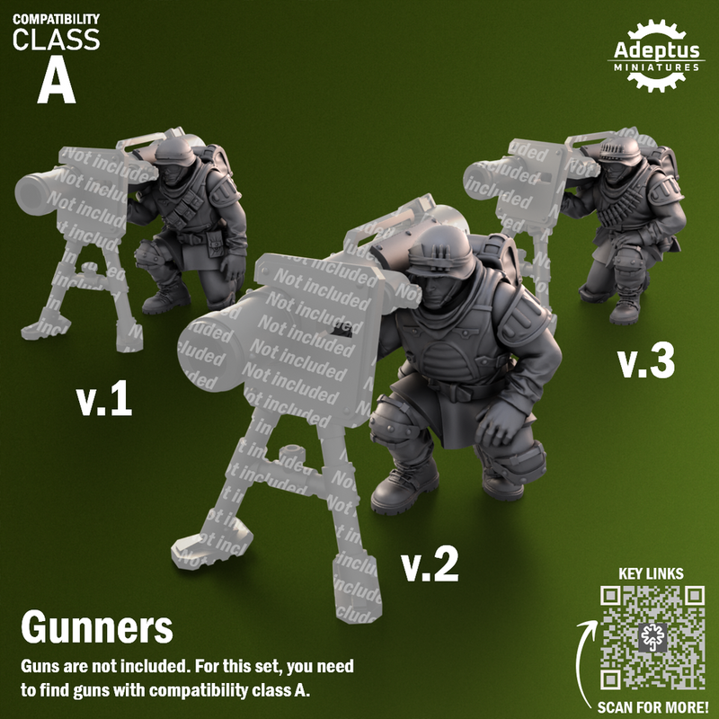 Heavy Weapons Team. Shellcord Troopers. Imperial Guard. Compatibility class A. - Only-Games