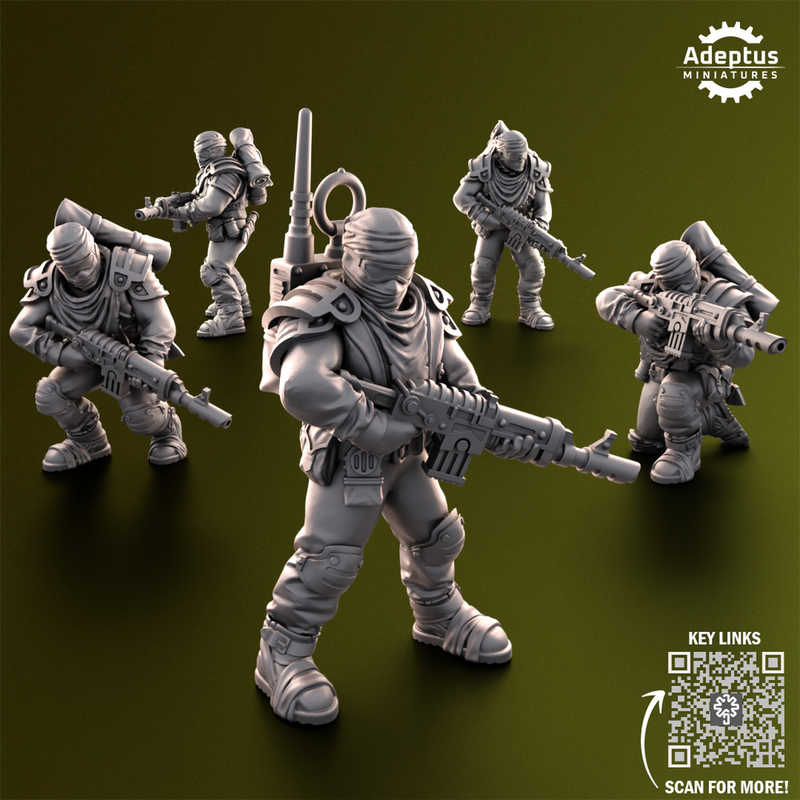 Squad. Red Dune Regiment. Imperial Guard - Only-Games