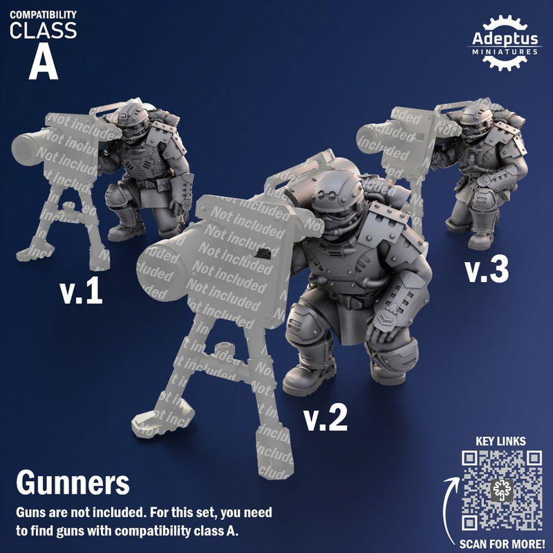 Heavy Weapons Team. Steelstorm Regiment. Imperial Guard. Compatibility class A. - Only-Games