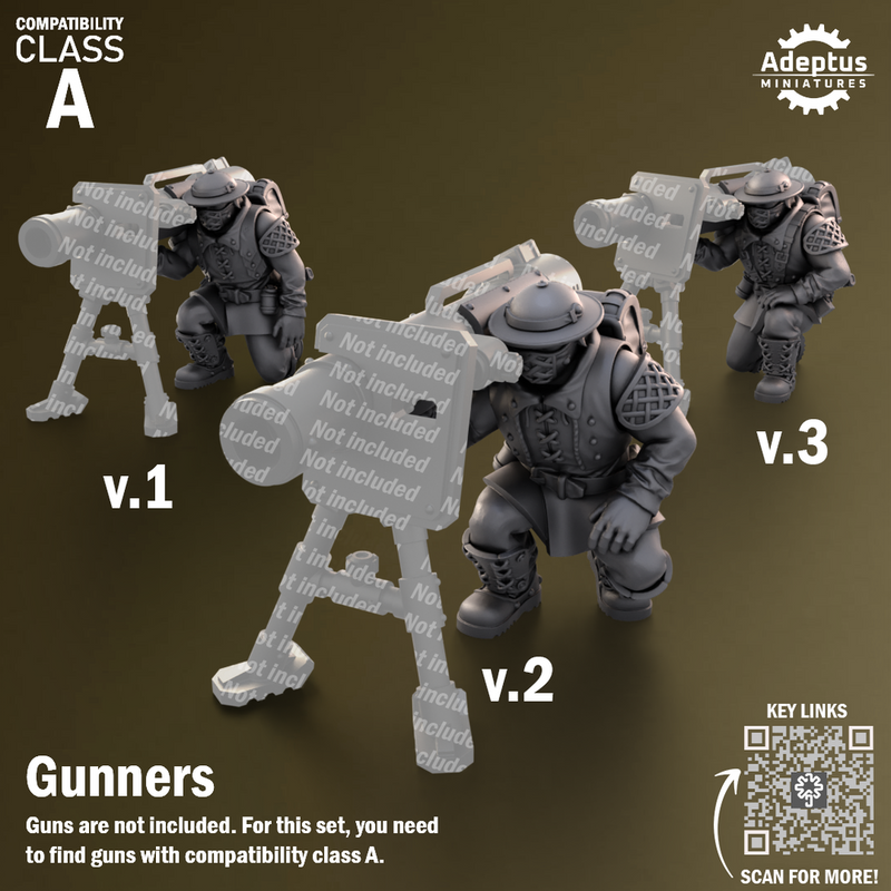 Heavy Weapons Team. Sunclaw Regiment. Imperial Guard. Compatibility class A. - Only-Games