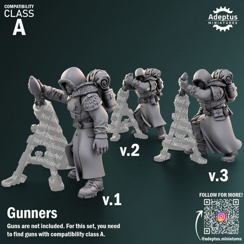 Heavy Weapons Team. Frostguard Regiment. Imperial Guard. Compatibility class A. - Only-Games