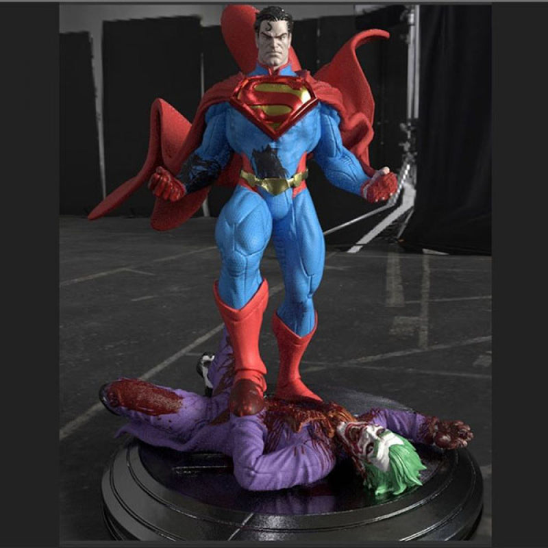 Superman kills The Joker Injustice League STL for 3d printing by CG Pyro fanarts