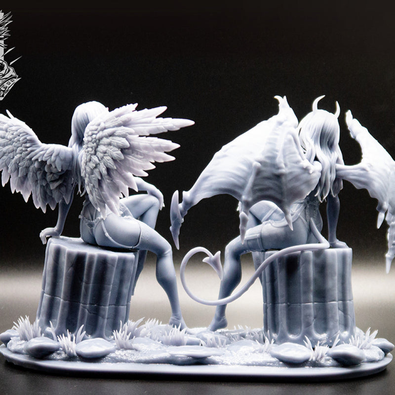 Naughty and Nice - Double Pin-Up Kit (NSFW version) - STL only - Only-Games