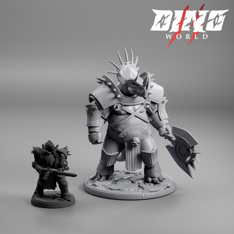 triceratops warrior - Only-Games