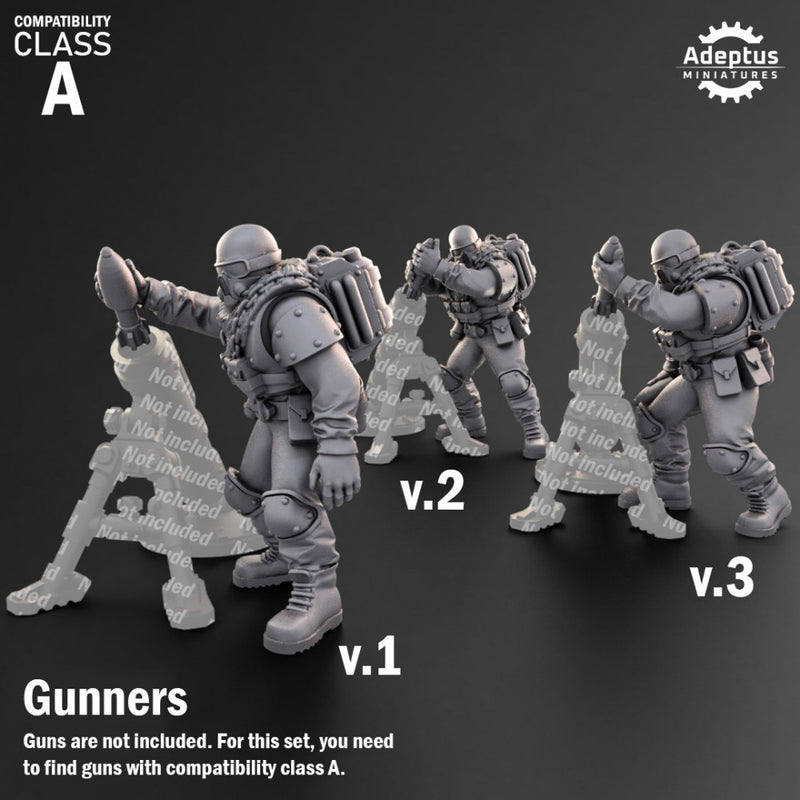 Heavy Weapons Team. Spectre Regiment. Imperial Guard. Compatibility class A. - Only-Games