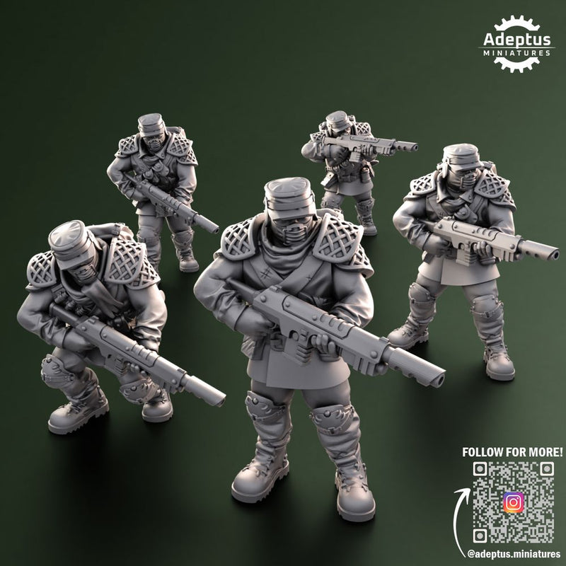 Squad. Sunscorch Regiment. Imperial Guard - Only-Games