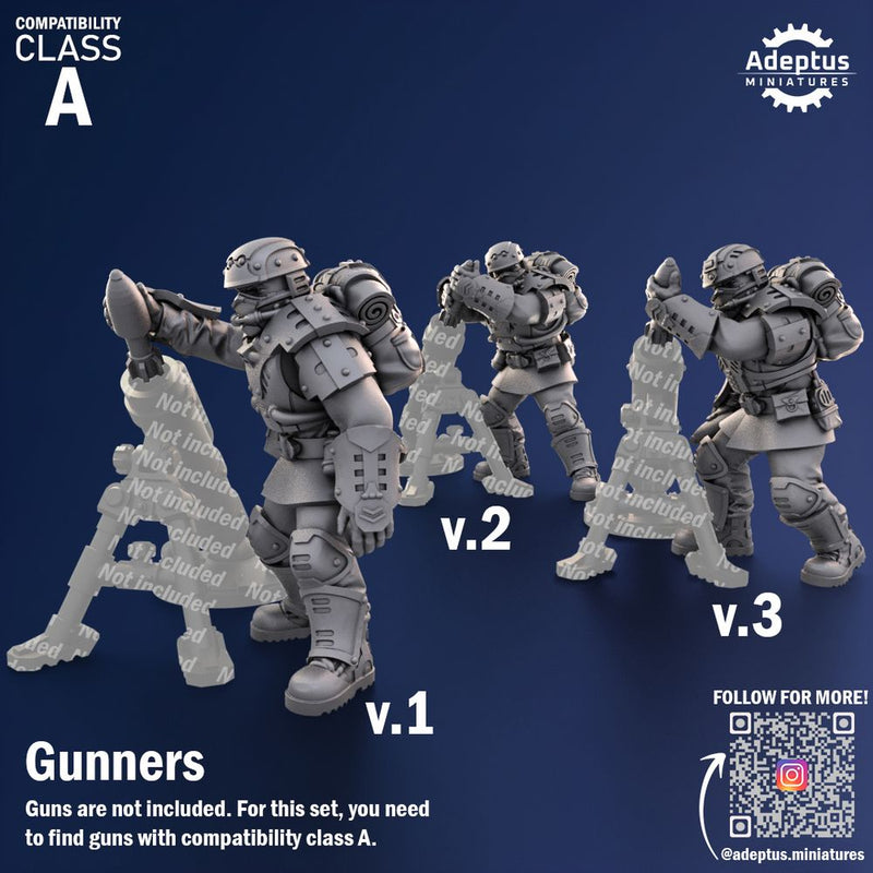 Heavy Weapons Team. Steelstorm Regiment. Imperial Guard. Compatibility class A. - Only-Games