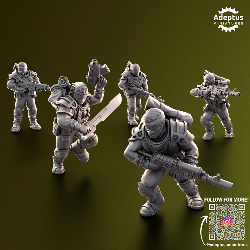 Squad. Red Dune Regiment. Imperial Guard - Only-Games