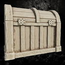 Wood Chest 4 - Tabletop Terrain Prop STL, DnD & Wargaming Scenery