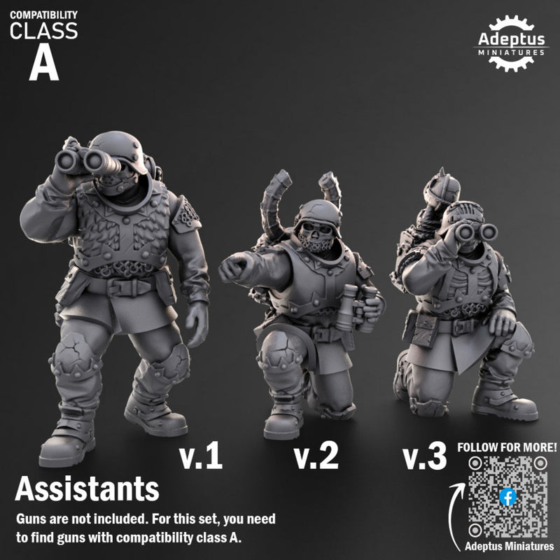 Heavy Weapons Team. Varrox regiment. Renegades and Heretics. Compatibility class A. - Only-Games