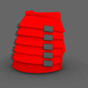Cyber Samurai V7 Bushi Shoulder Pads - Only-Games