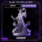 5 miniatures - 32mm - Classic RPG game enemies bundle - DARK WIZARDS - MASTERS OF DUNGEONS QUEST - Only-Games