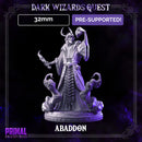 5 miniatures - 32mm - Classic RPG game enemies bundle - DARK WIZARDS - MASTERS OF DUNGEONS QUEST - Only-Games