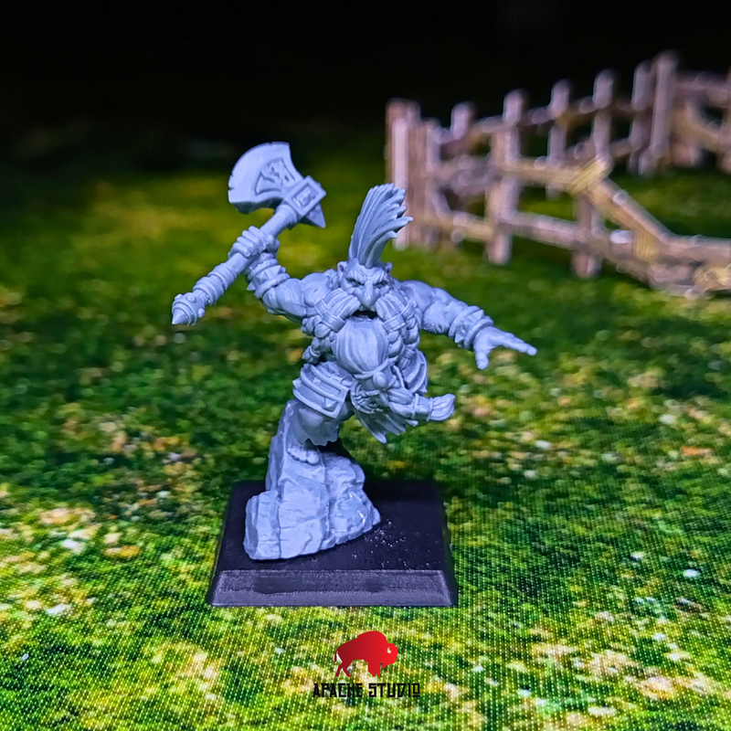 Forgeborn Clan II: Renowned Beast Slayer (dwarf unit) - Only-Games