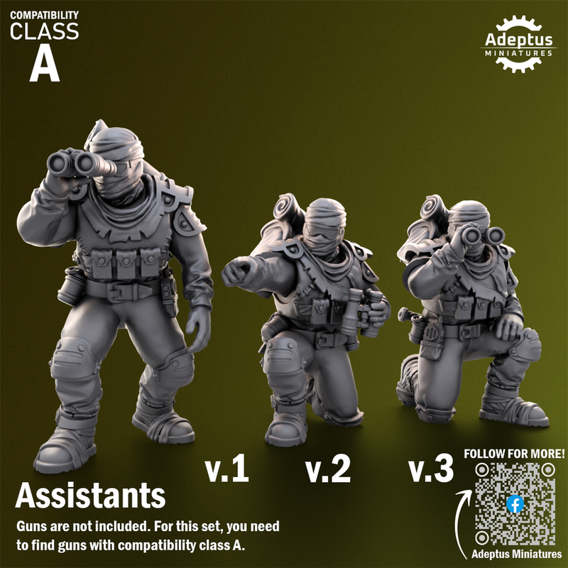 Heavy Weapons Team. Red Dune Regiment. Imperial Guard. Compatibility class A. - Only-Games