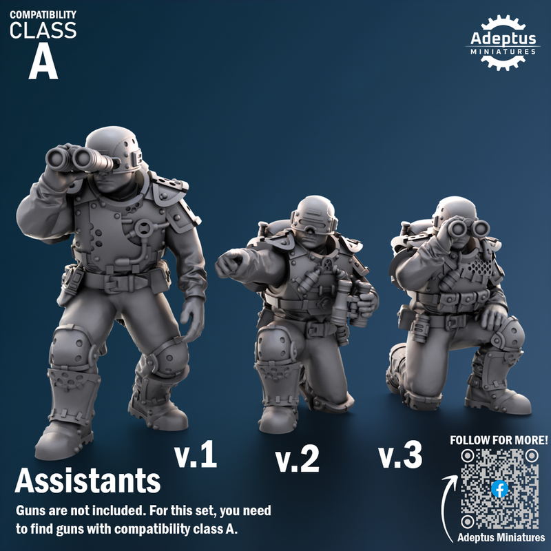 Heavy Weapons Team. Greyplate Troops. Imperial Guard. Compatibility class A. - Only-Games