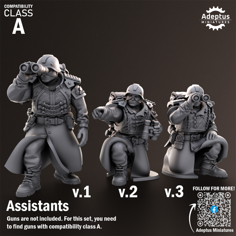 Heavy Weapons Team. Nightcloak Regiment. Imperial Guard. Compatibility class A. - Only-Games