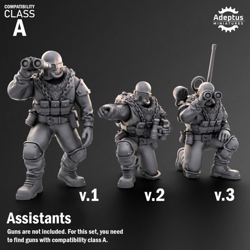 Heavy Weapons Team. Spectre Regiment. Imperial Guard. Compatibility class A. - Only-Games