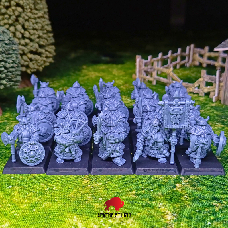 Forgeborn Clan II: Veteran Guard / King's Guard (dwarf unit) - Only-Games