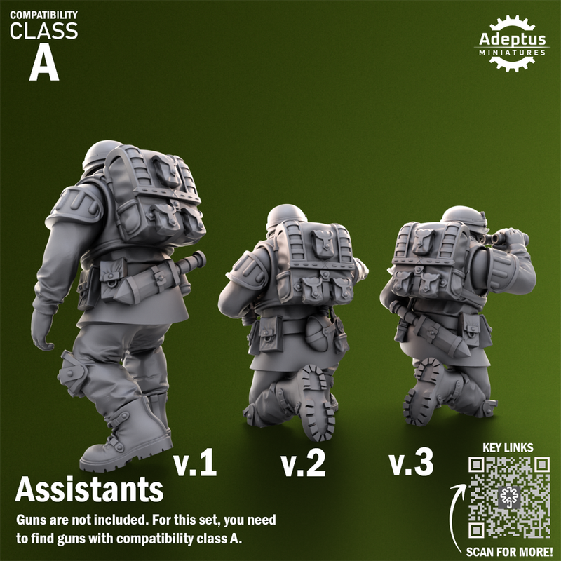 Heavy Weapons Team. Shellcord Troopers. Imperial Guard. Compatibility class A. - Only-Games