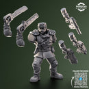 Command squad. Sunscorch Regiment. Imperial Guard