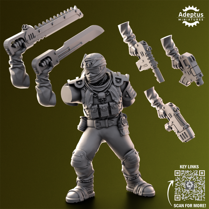 Command squad. Red Dune Regiment. Imperial Guard - Only-Games