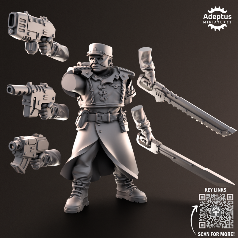 Command squad. Nightcloak Regiment. Imperial Guard - Only-Games