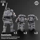 Heavy Weapons Team. Khaleeth Regiment. Imperial Guard. Compatibility class A.