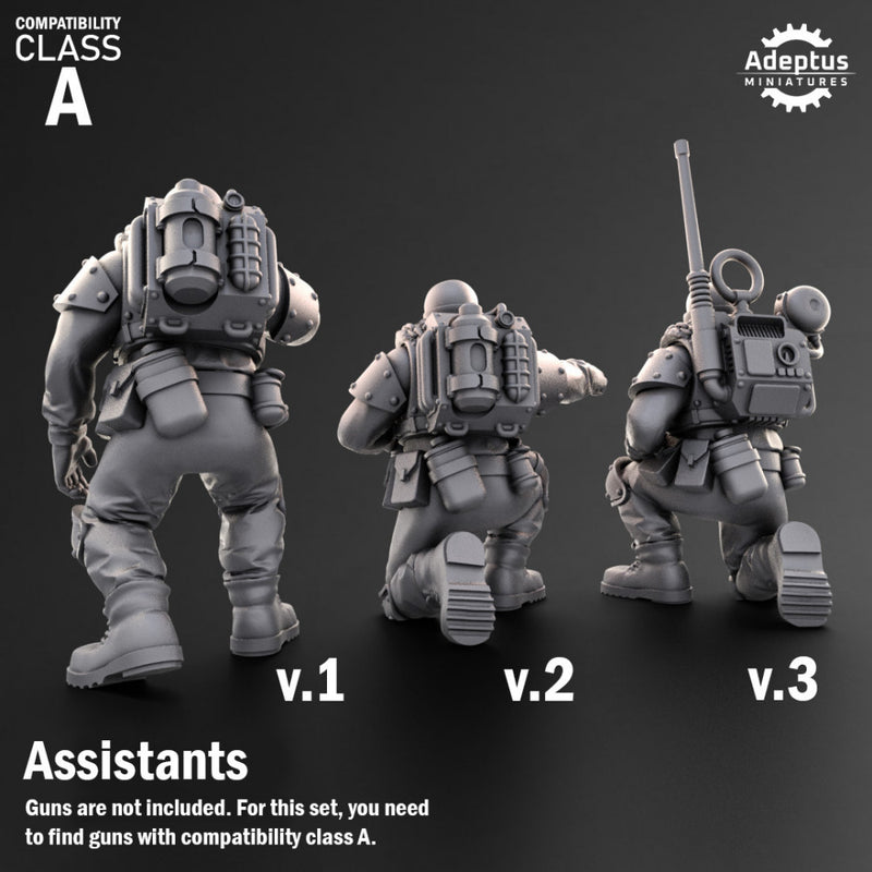Heavy Weapons Team. Spectre Regiment. Imperial Guard. Compatibility class A. - Only-Games