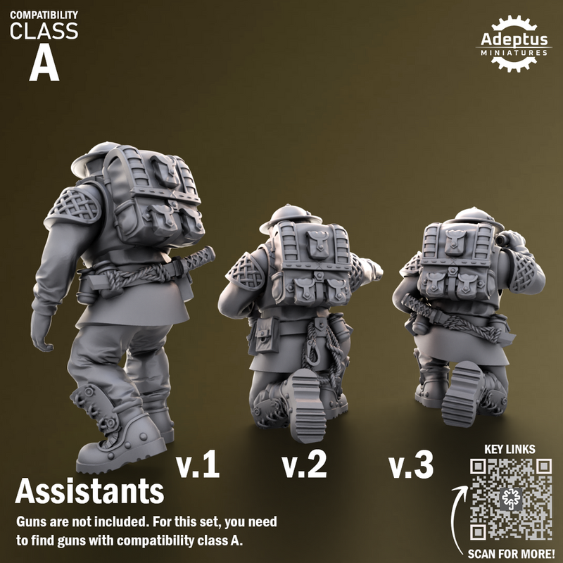 Heavy Weapons Team. Sunclaw Regiment. Imperial Guard. Compatibility class A. - Only-Games