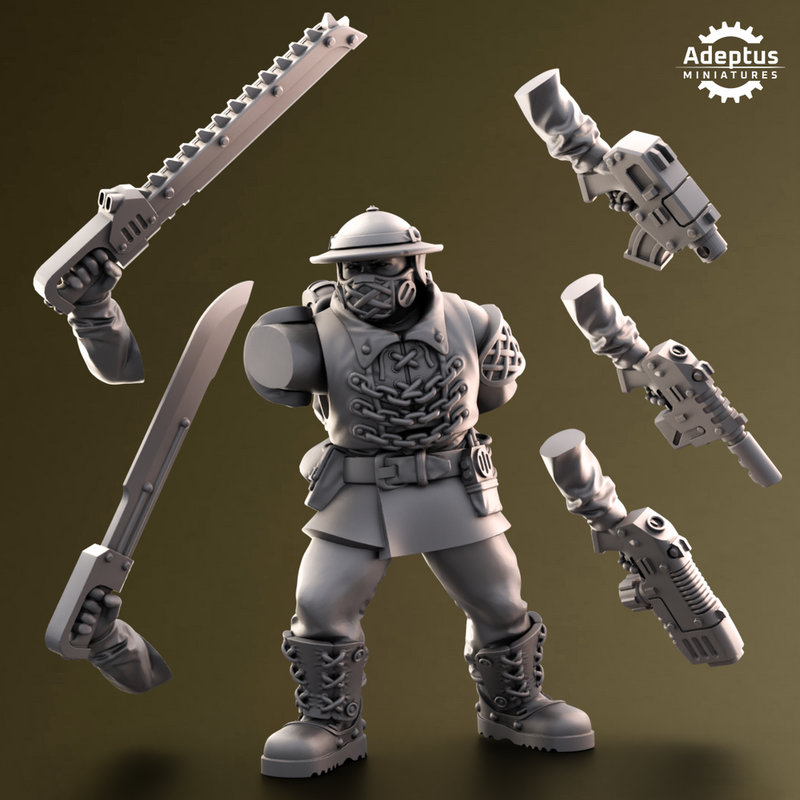 Command squad. Sunclaw Regiment. Imperial Guard - Only-Games