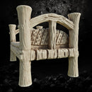 Wood Bed 2 - Fantasy Bedroom Furniture STL for DnD & Wargaming Terrain