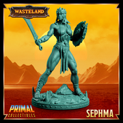 4 miniatures - 32mm - Barbarians Bundle - Wasteland - Only-Games