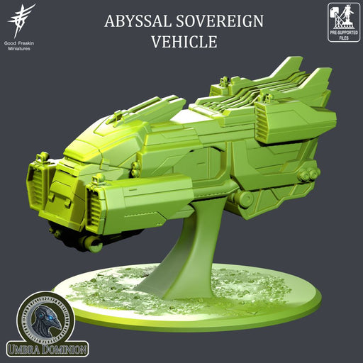 ABYSSAL SOVEREIGN VEHICLE - 120mm Base - Only-Games