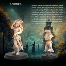 Adventurer Pirate Andrea - Pirate Adventurer Swashbuckler  - 32mm - Heroic scale