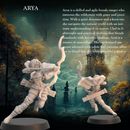 Archer Arya - Elven Archer Huntress Ranger - 32mm - Heroic scale