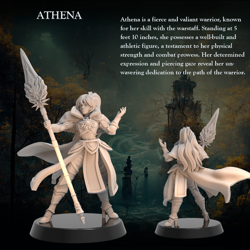 Spear Warrior Athena -Spear Warrior - 32mm - Heroic scale