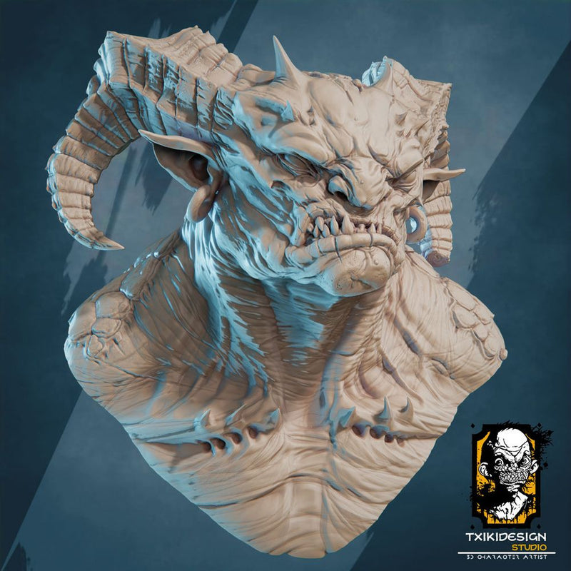 Azrakhael_Demon_Bust - Only-Games