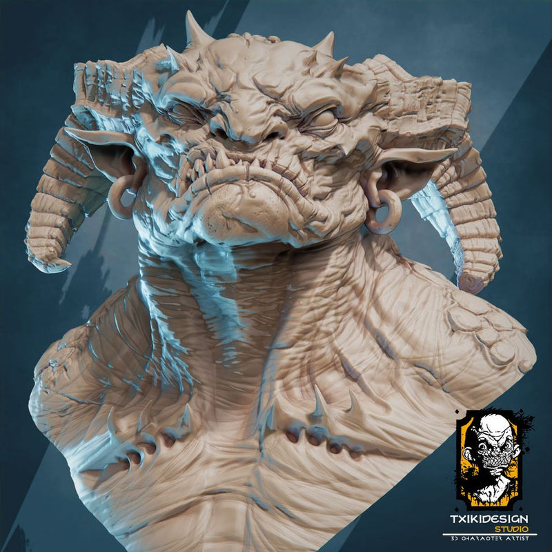 Azrakhael_Demon_Bust - Only-Games