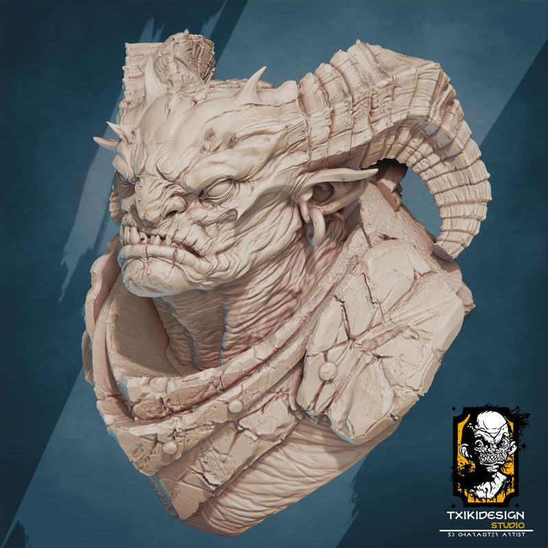 Azrakhael_Demon_Bust - Only-Games