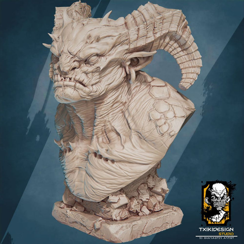 Azrakhael_Demon_Bust - Only-Games