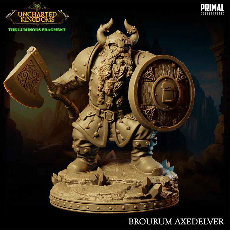 3 miniatures - 32mm - Brourum's Bundle - Uncharted Kingdom - Only-Games