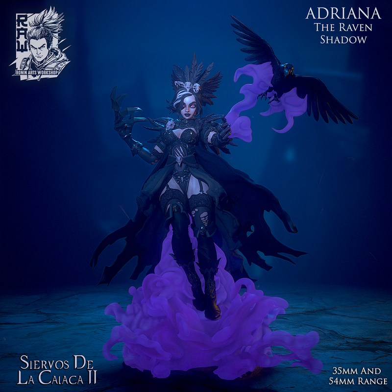 Adriana - Dia De Muertos Witch - STL only - Only-Games
