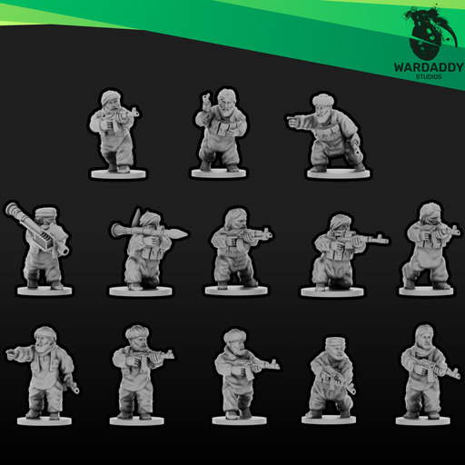 Afghan Fighters Group 1 (15mm) - Only-Games